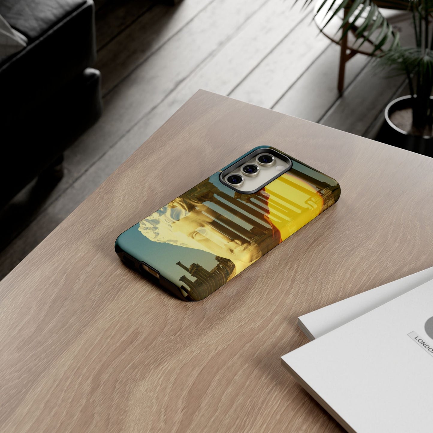 Augustus's Sun on Palmyra Phone Cases