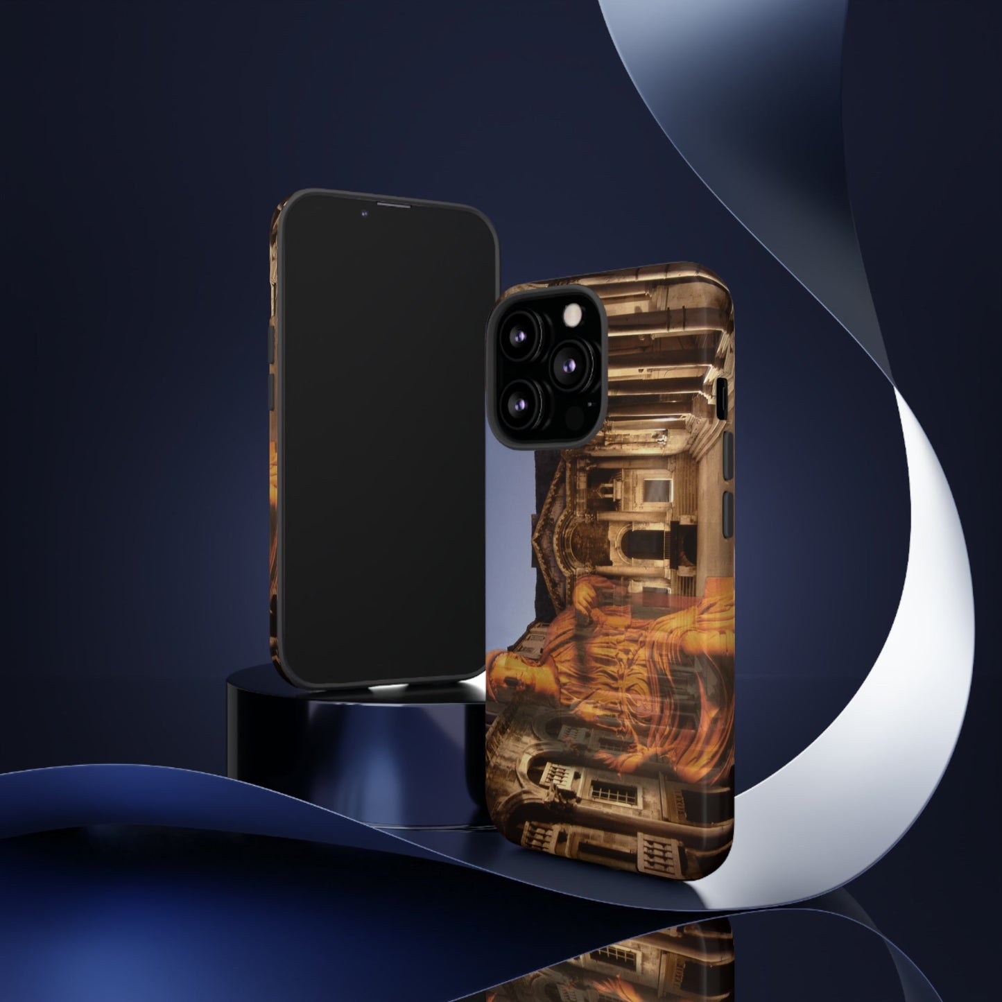 Diocletian's Palace with Goddess Roma Phone Case - Imperial Protection