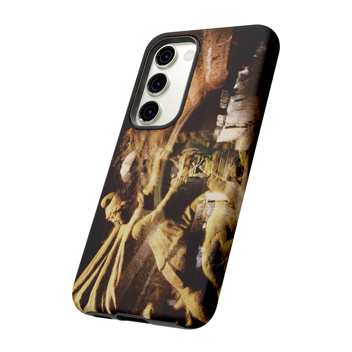 Mithras in his mithraeum of ancient Ostia Phone Cases