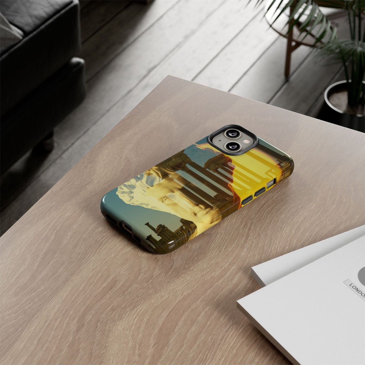 Augustus's Sun on Palmyra Phone Cases
