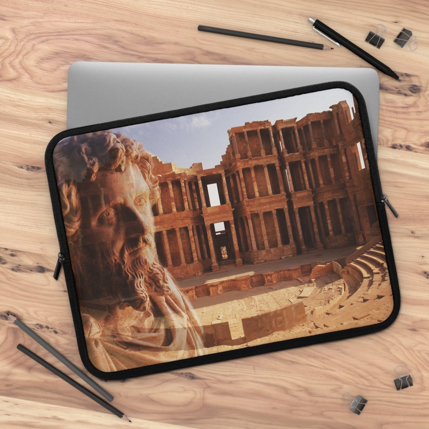Setimius Severus & The Theater Of Sabrata Laptop Sleeve