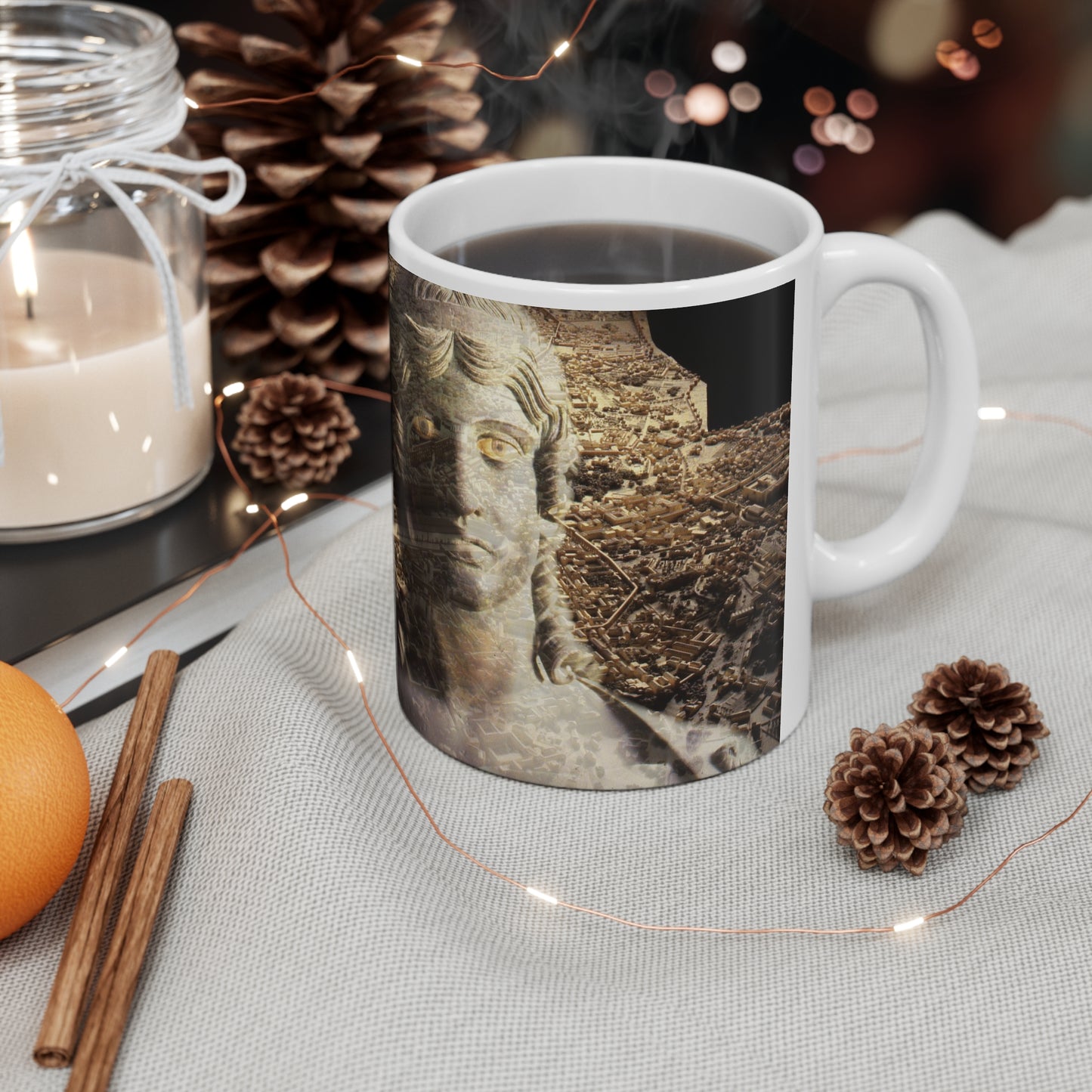 The Muse of Rome White Mug 11oz