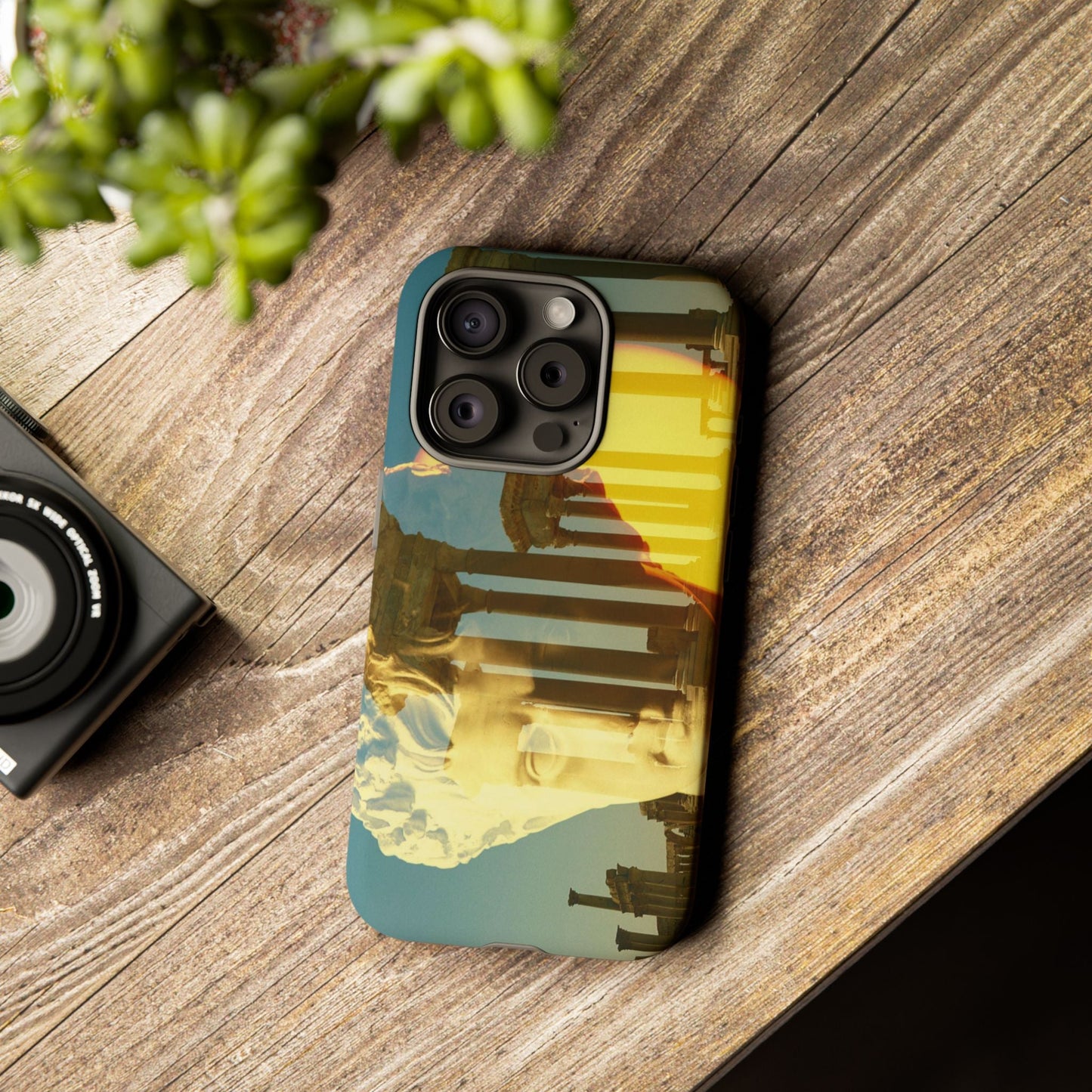 Augustus's Sun on Palmyra Phone Cases