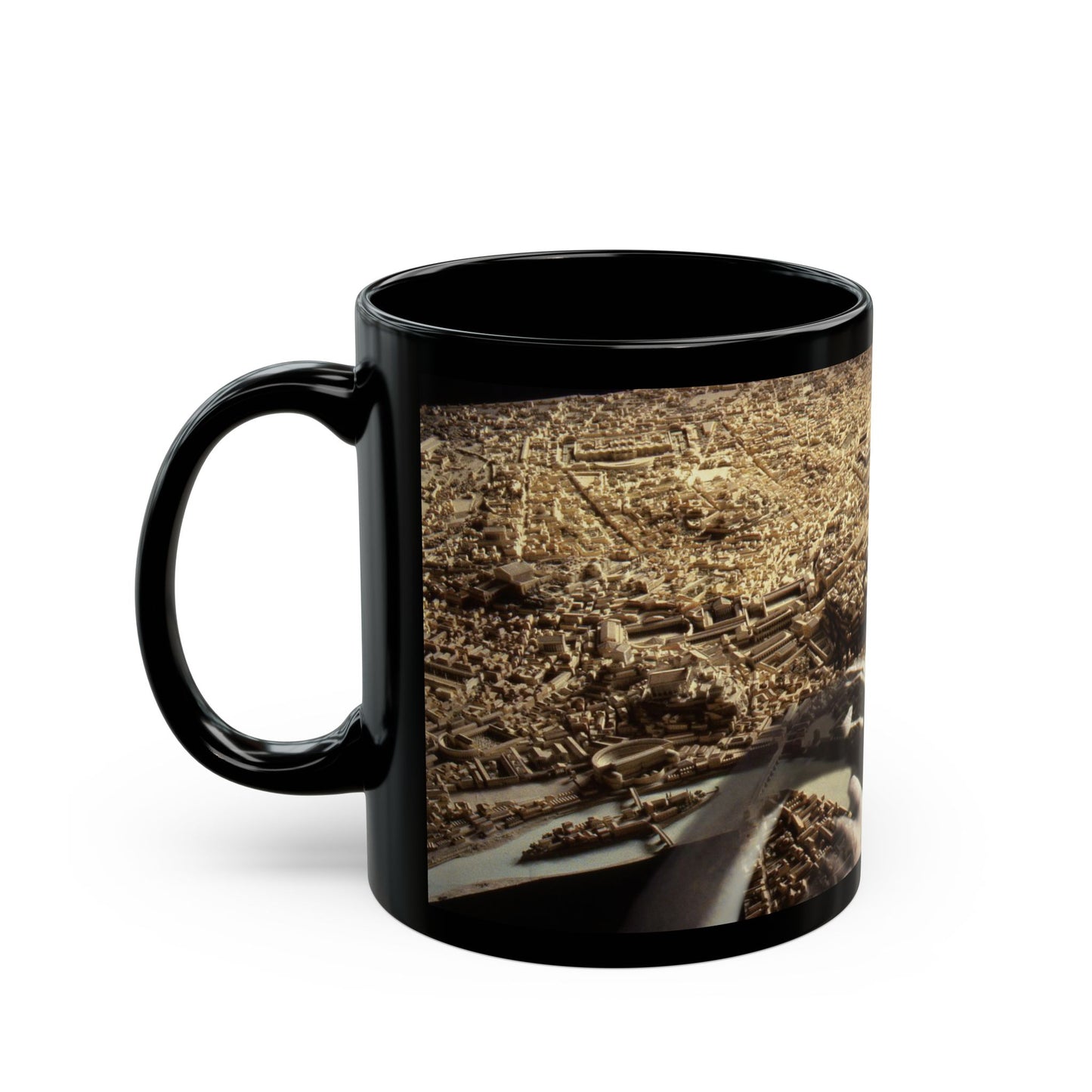 The Muse of Rome 11oz Black Mug