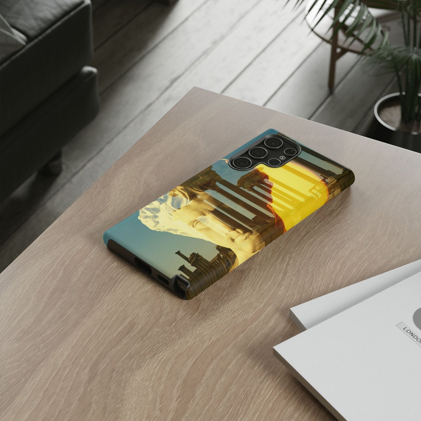 Augustus's Sun on Palmyra Phone Cases