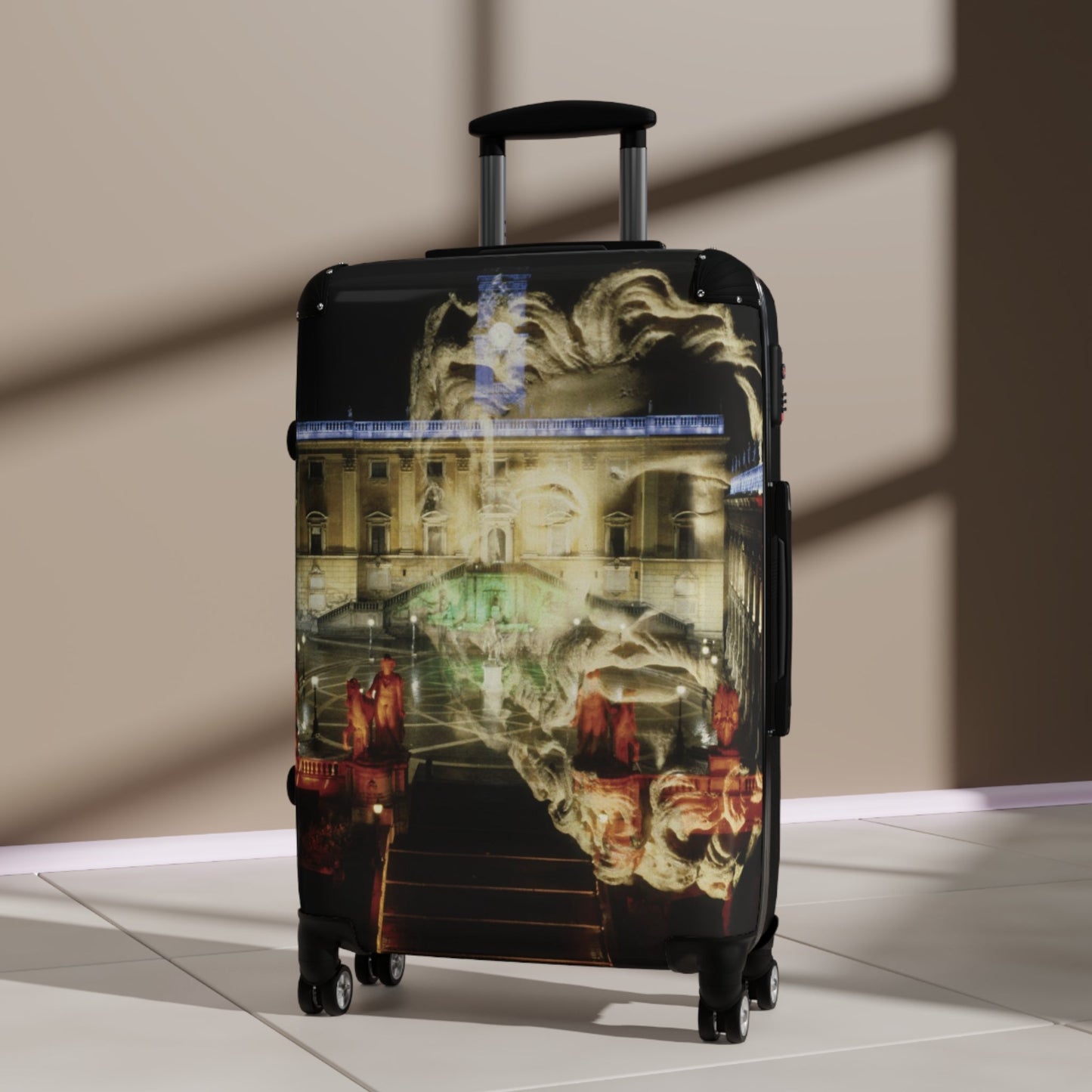 Capitoline Jupiter Travel Luggage - Divine Cultural Heritage Suitcase