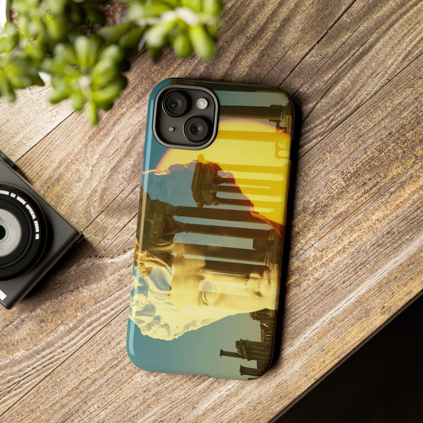 Augustus's Sun on Palmyra Phone Cases