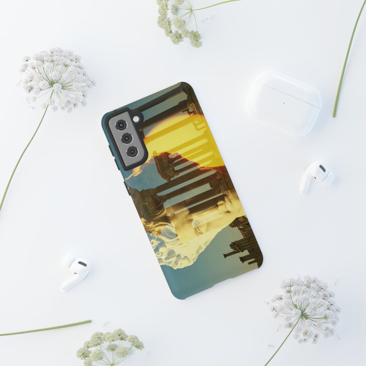 Augustus's Sun on Palmyra Phone Cases
