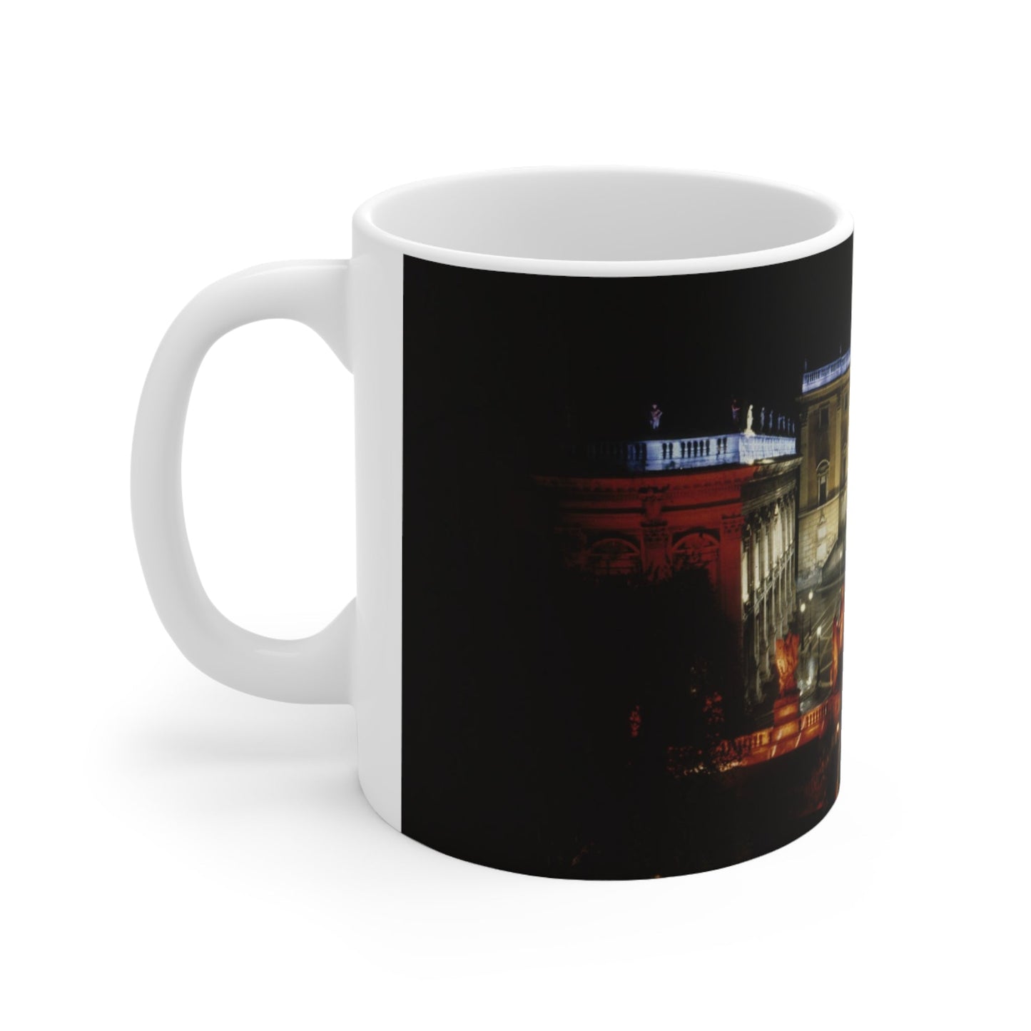 Capitoline Jupiter White Mug - Divine Architecture Cup