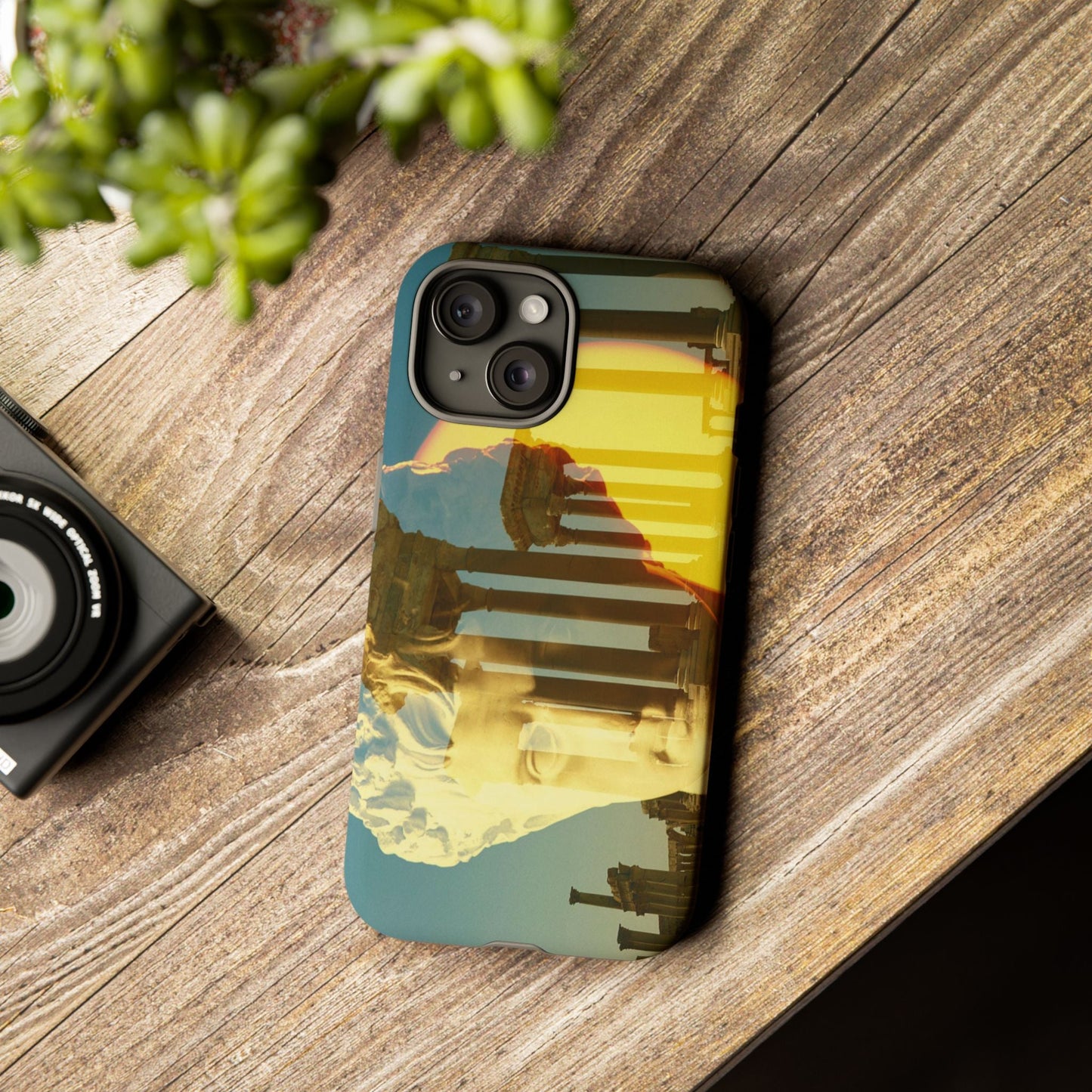Augustus's Sun on Palmyra Phone Cases