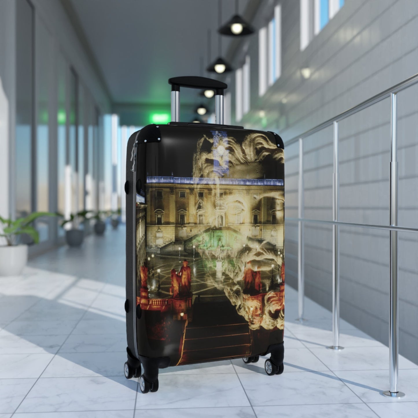 Capitoline Jupiter Travel Luggage - Divine Cultural Heritage Suitcase