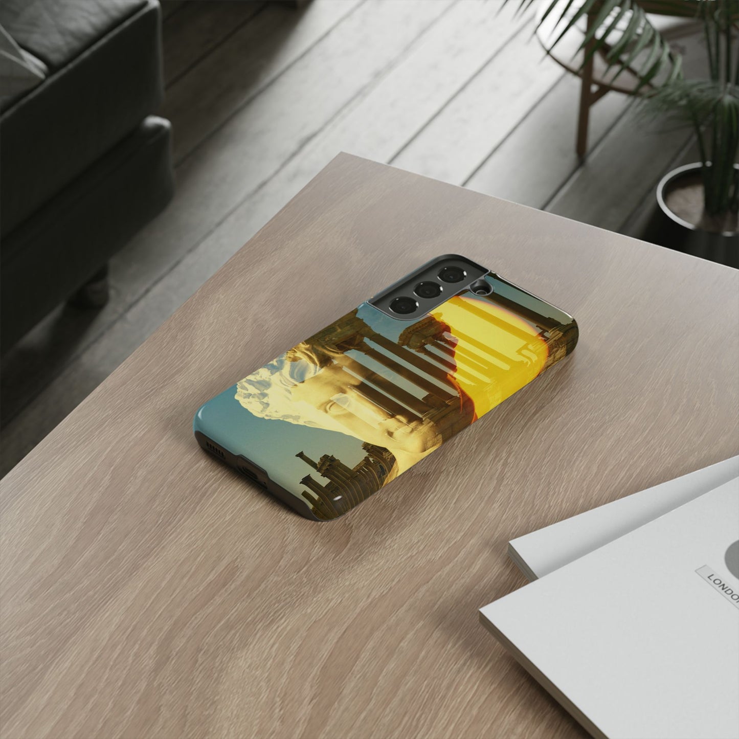 Augustus's Sun on Palmyra Phone Cases
