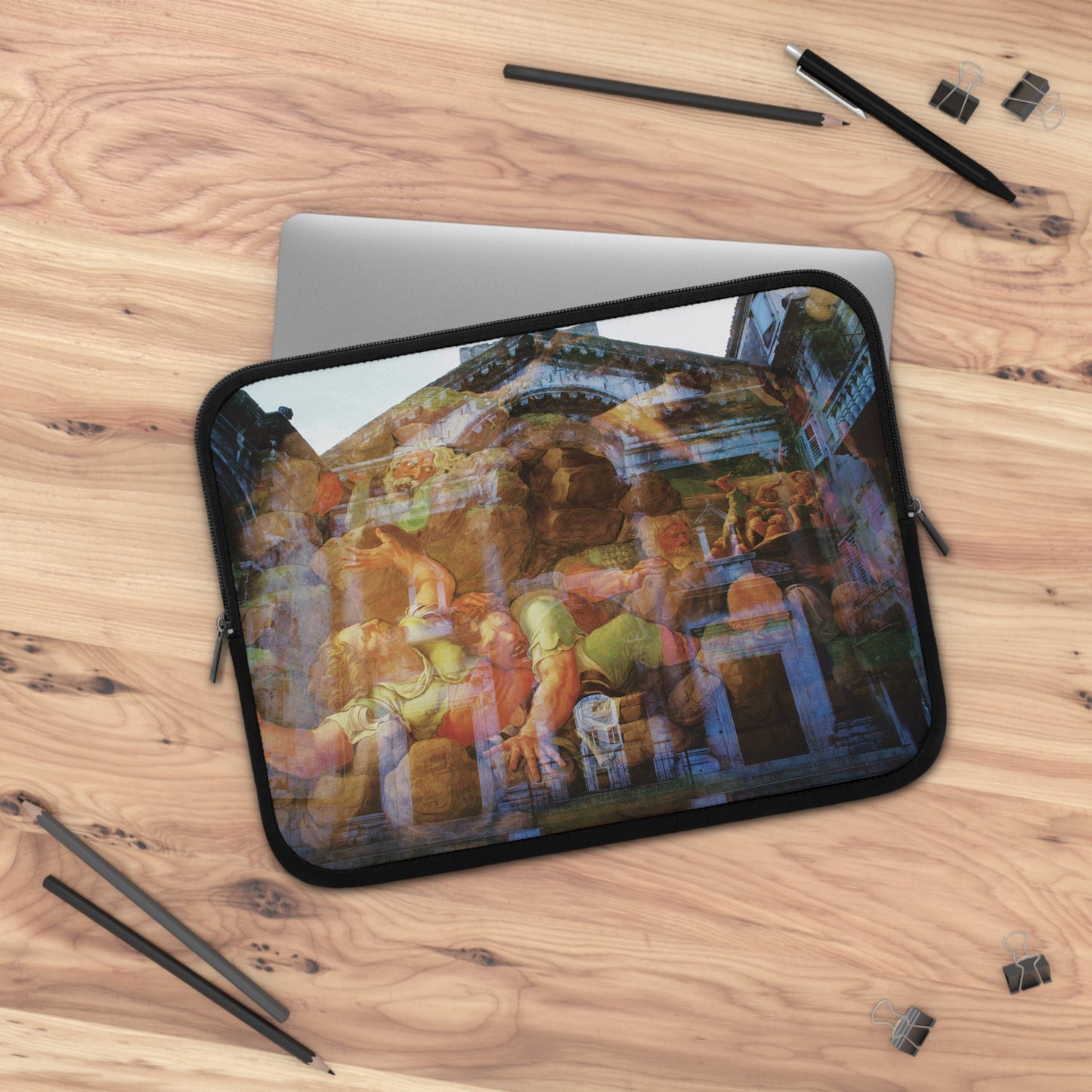 The Fall Of The Titans Laptop Sleeve