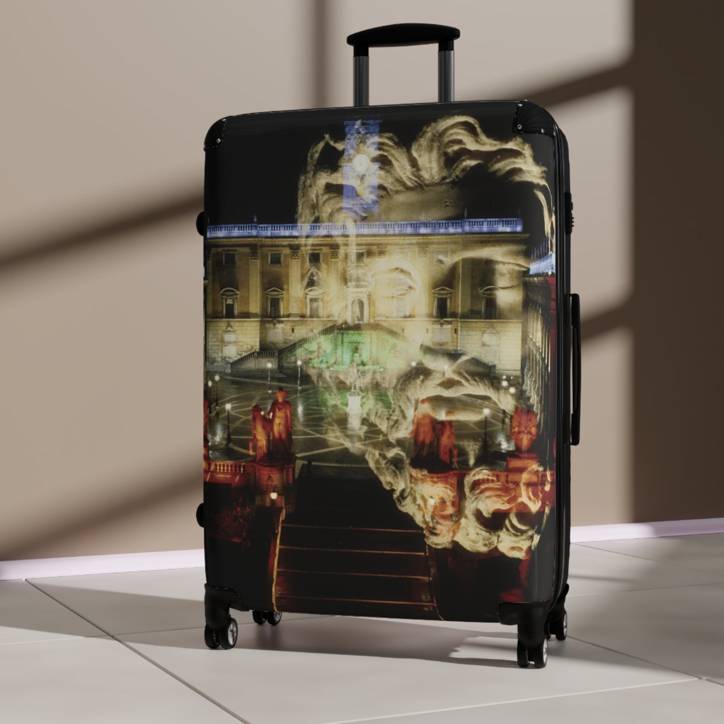 Capitoline Jupiter Travel Luggage - Divine Cultural Heritage Suitcase