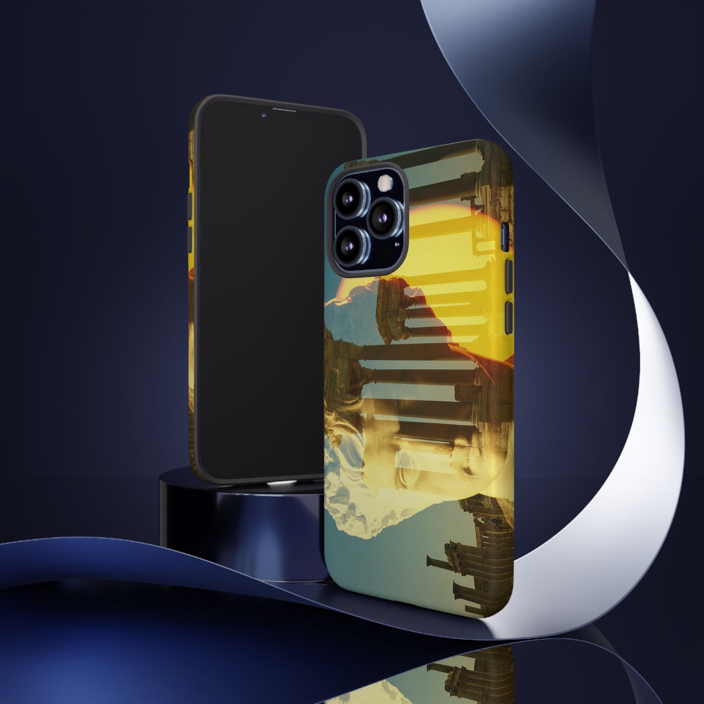 Augustus's Sun on Palmyra Phone Cases