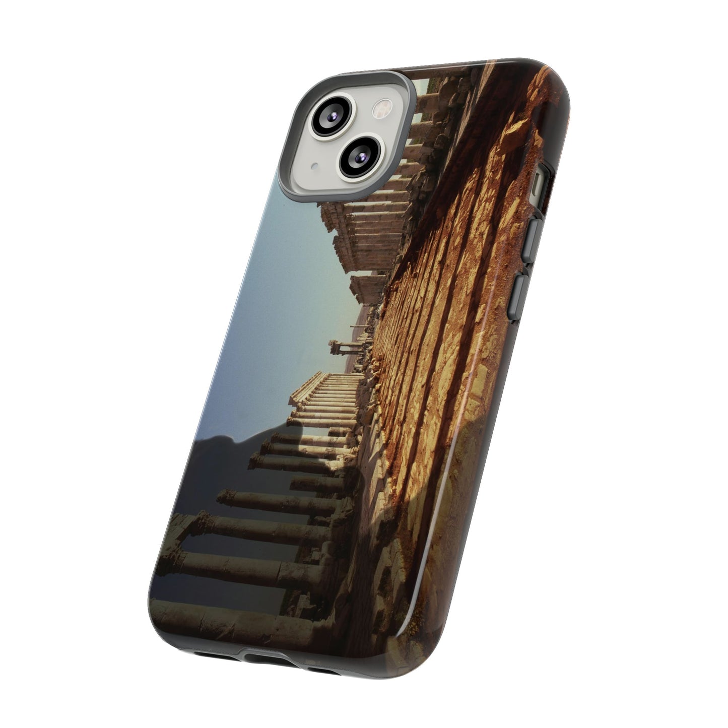 Traiano in the Colonnade of Apamea Phone Cases