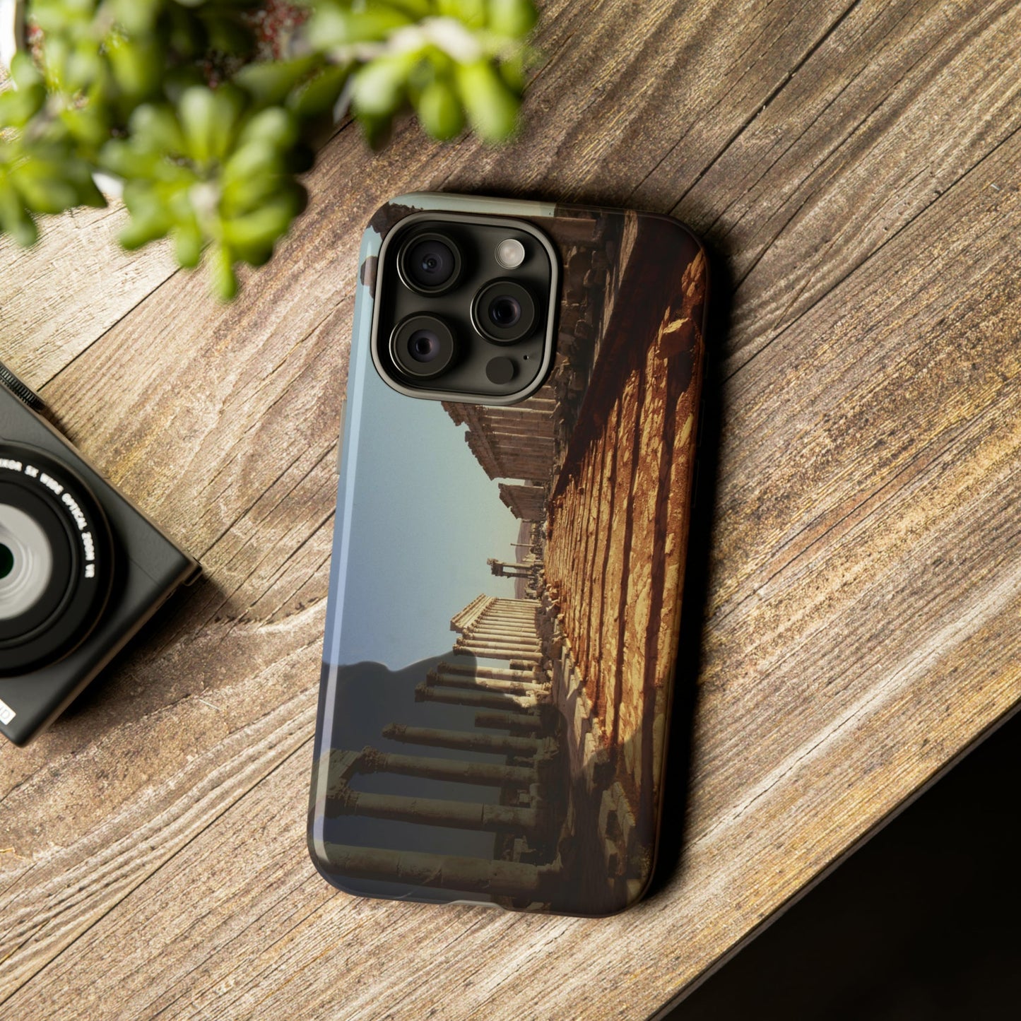 Traiano in the Colonnade of Apamea Phone Cases