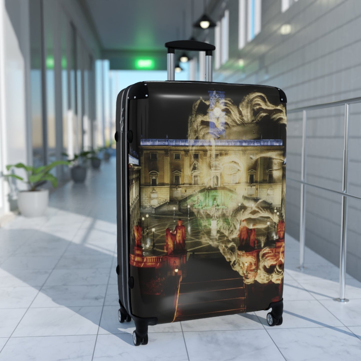 Capitoline Jupiter Travel Luggage - Divine Cultural Heritage Suitcase