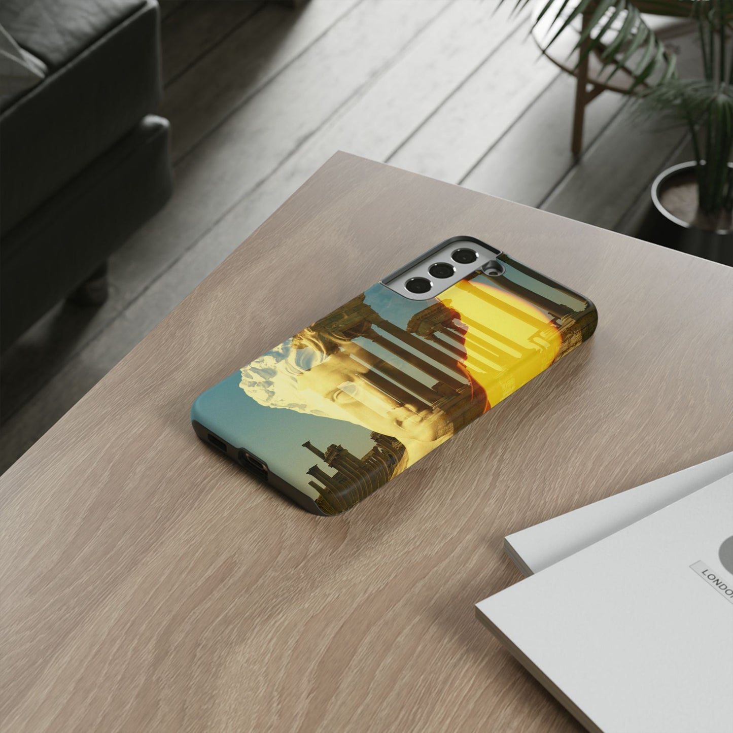 Augustus's Sun on Palmyra Phone Cases