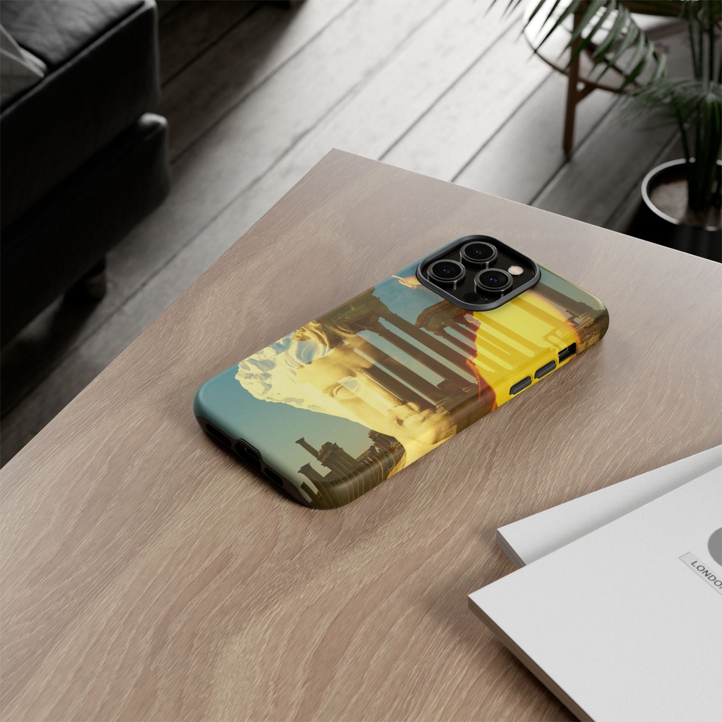 Augustus's Sun on Palmyra Phone Cases