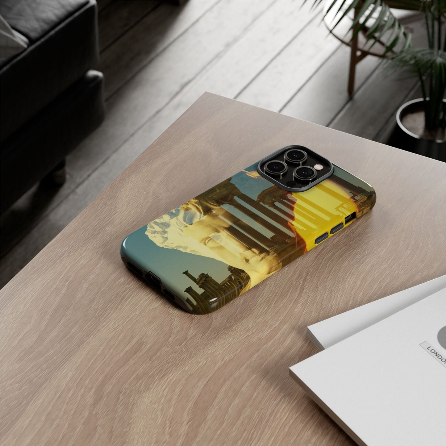 Augustus's Sun on Palmyra Phone Cases