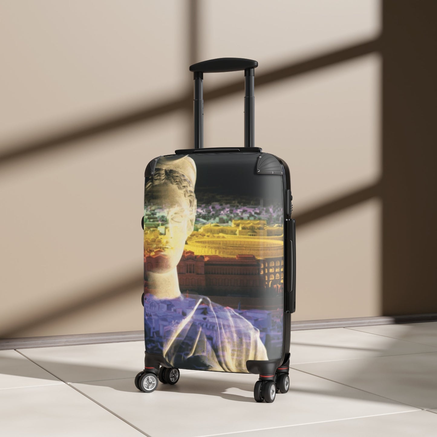 Diana Oversees Rome Travel Luggage - Divine Guardian Suitcase