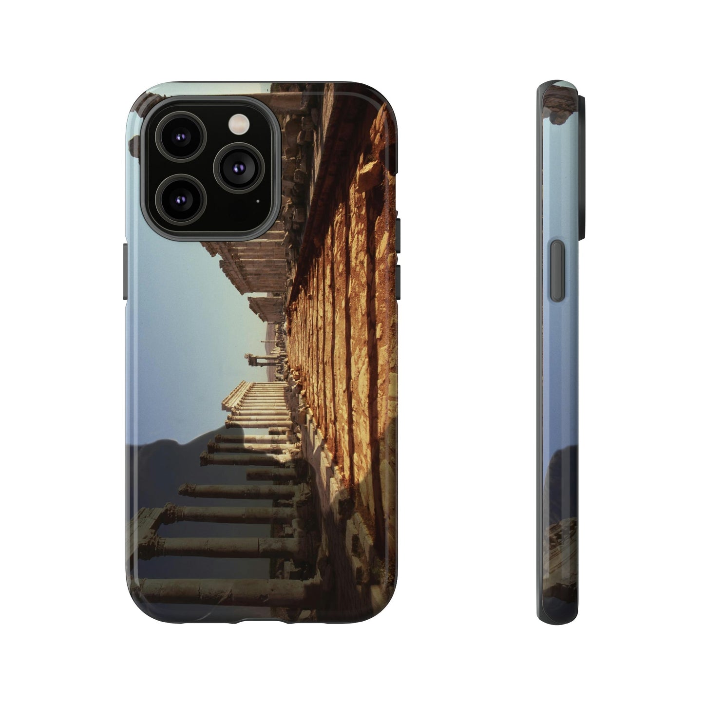Traiano in the Colonnade of Apamea Phone Cases