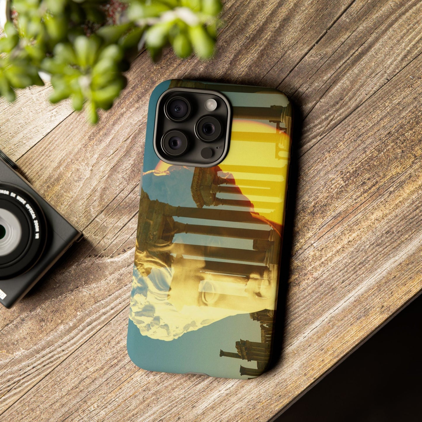 Augustus's Sun on Palmyra Phone Cases
