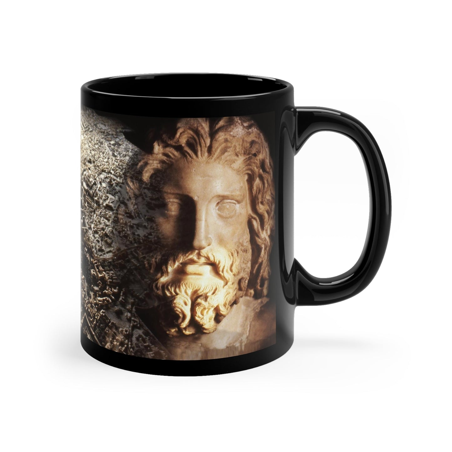 Rome & Its Capitoline Jupiter 11oz Black Mug