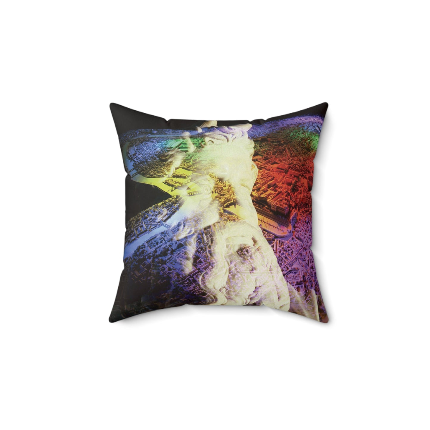 Spun Polyester Square Pillow
