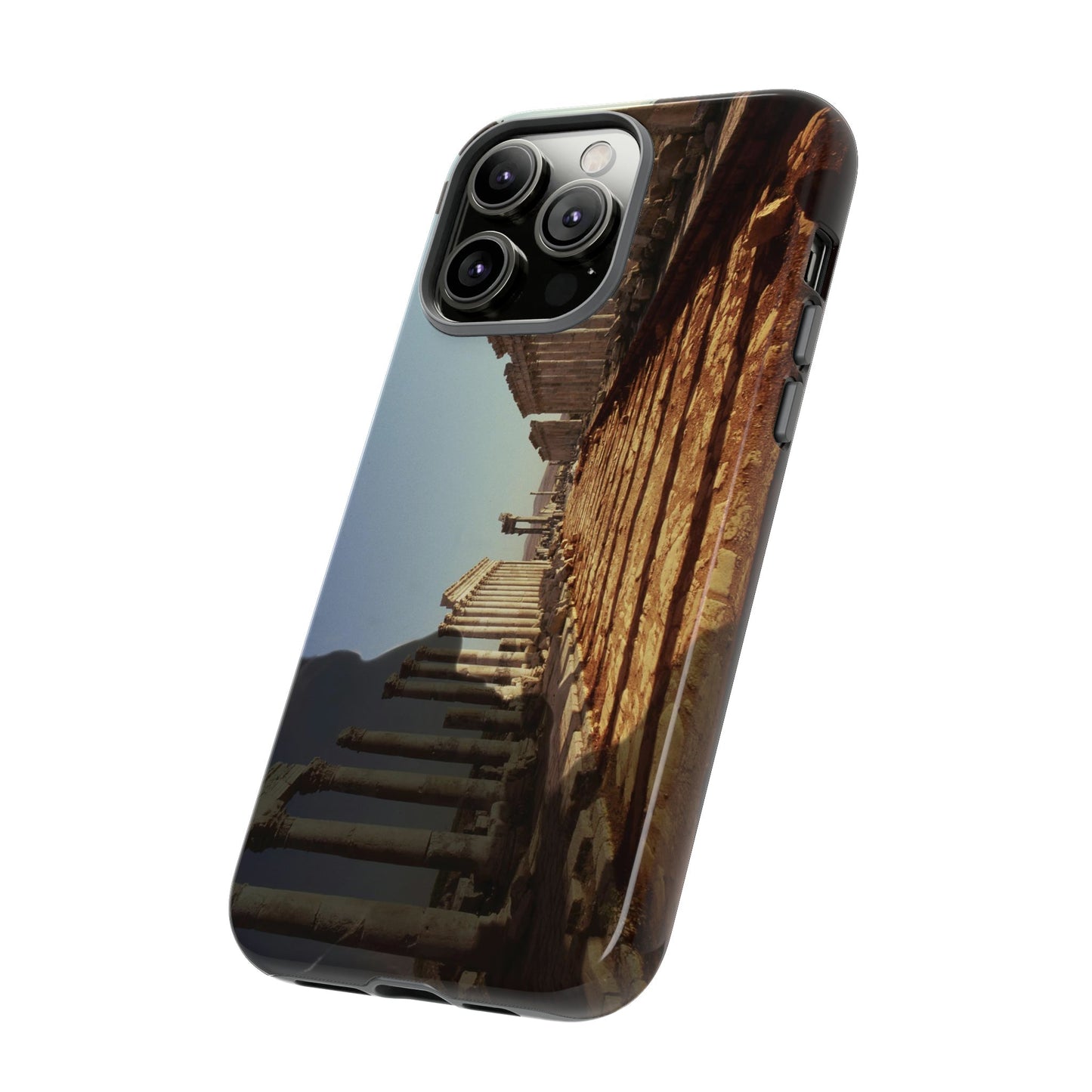 Traiano in the Colonnade of Apamea Phone Cases