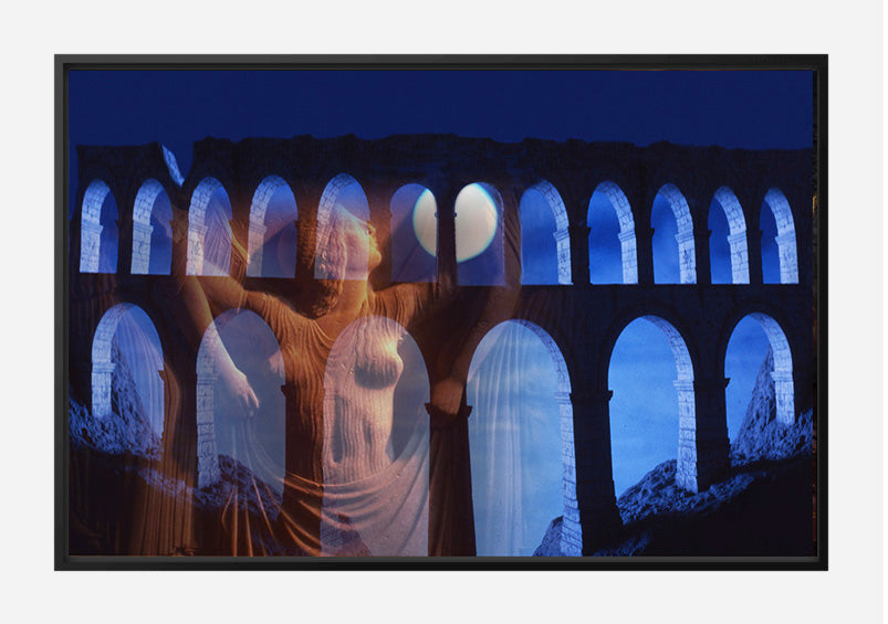 The Aqueduct & His Goddess Canvas Print