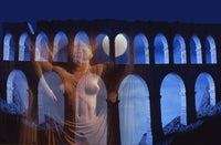 The Aqueduct & His Goddess Canvas Print