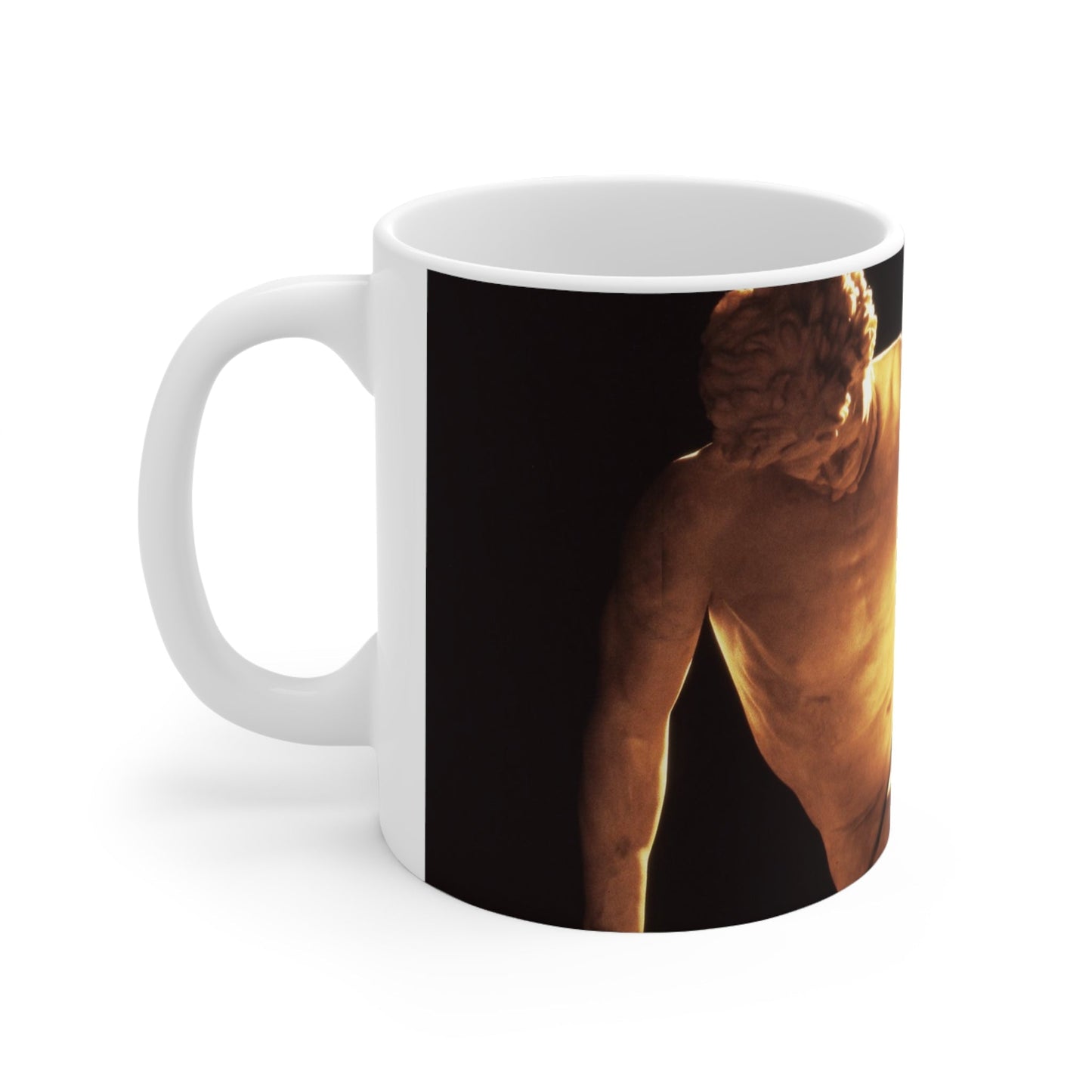 Dying Gaul White Mug - Contemplative Excellence Cup