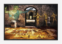 Mosaics of the Thermal Baths of Villa Armerina Canvas Print