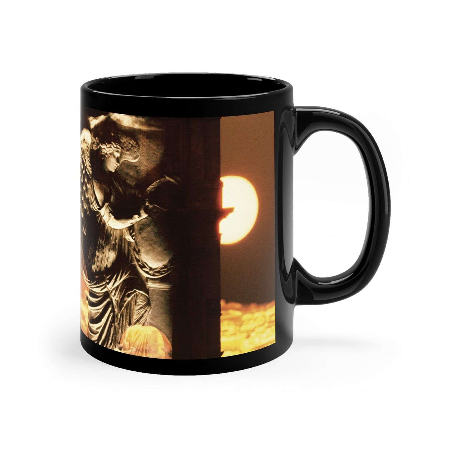 Arch of Victory 11oz Black Mug