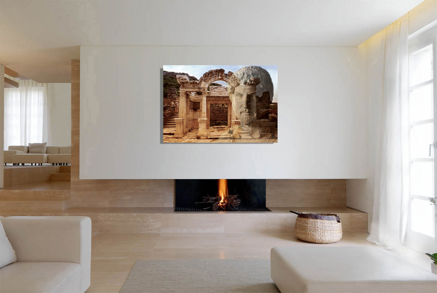 Adriano's Market Canvas Print