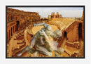 Amphitheater El Jem And The Uffizi Wrestlers Canvas Print