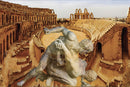 Amphitheater El Jem And The Uffizi Wrestlers Acrylic Print