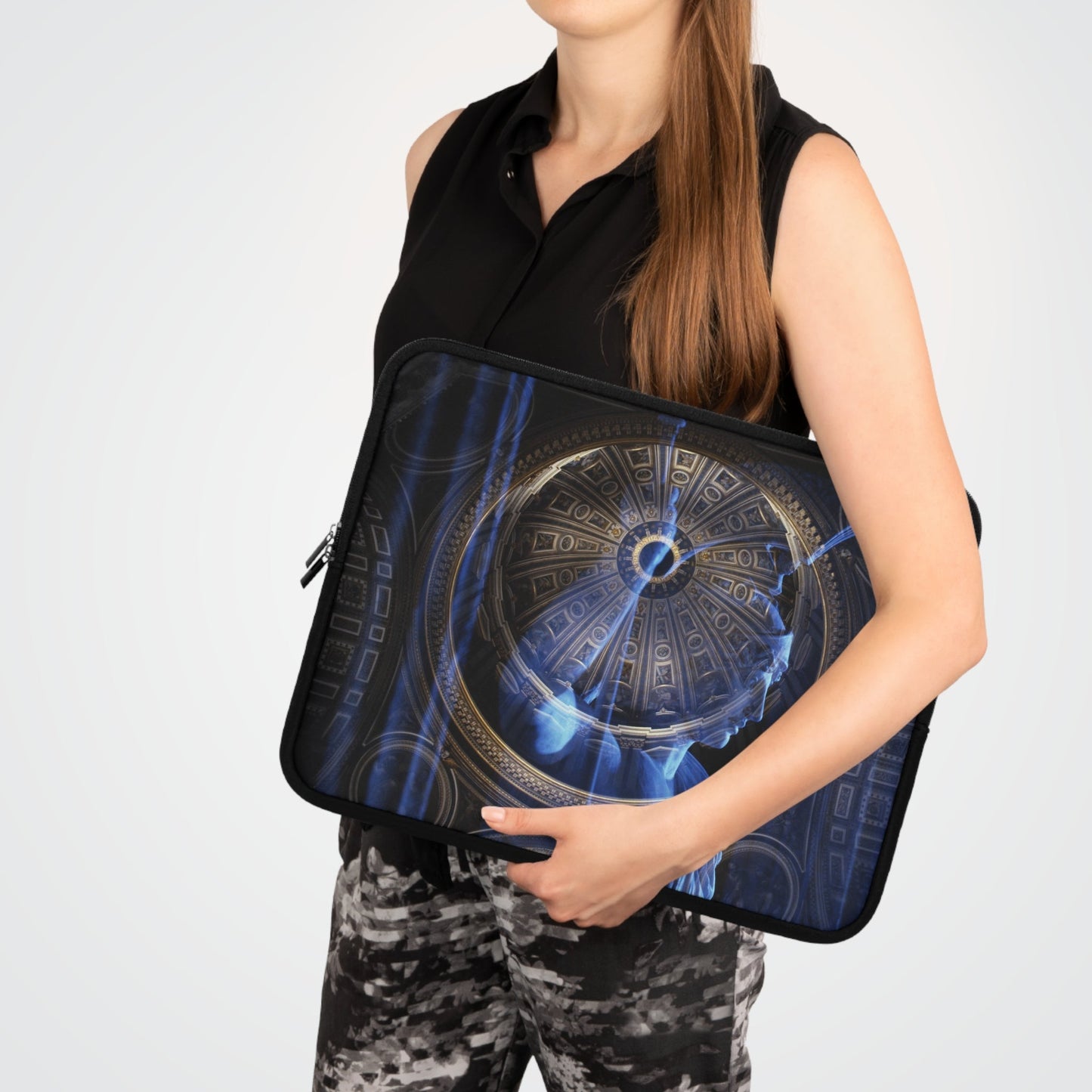 Goddess of Immortality Laptop Sleeve - Divine Transcendence Tech Protection