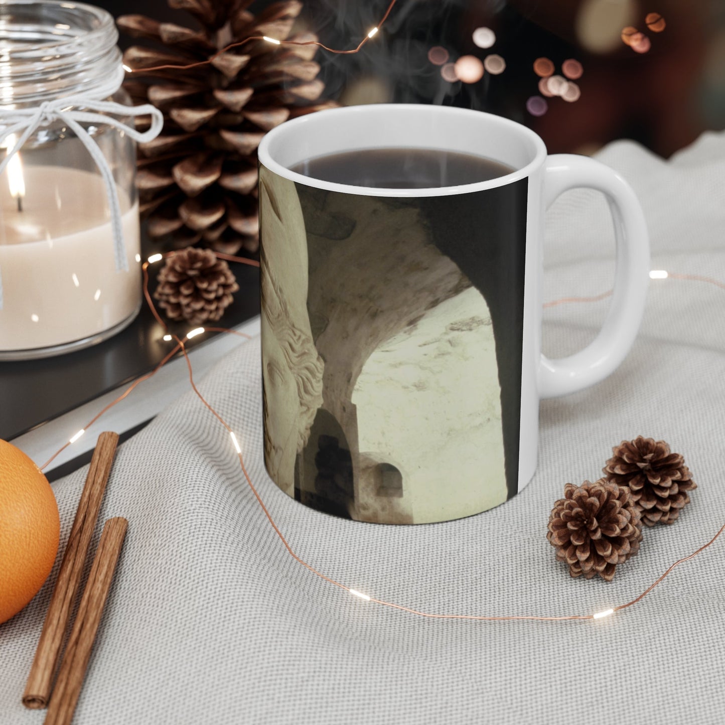 Minerva & Athena White Mug 11oz