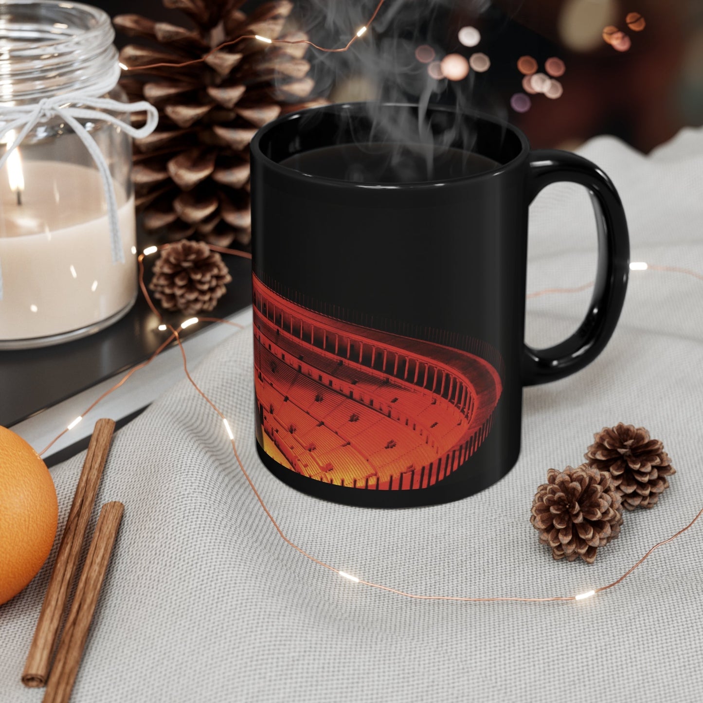 Mars Ultor on The Colosseum 11oz Black Mug