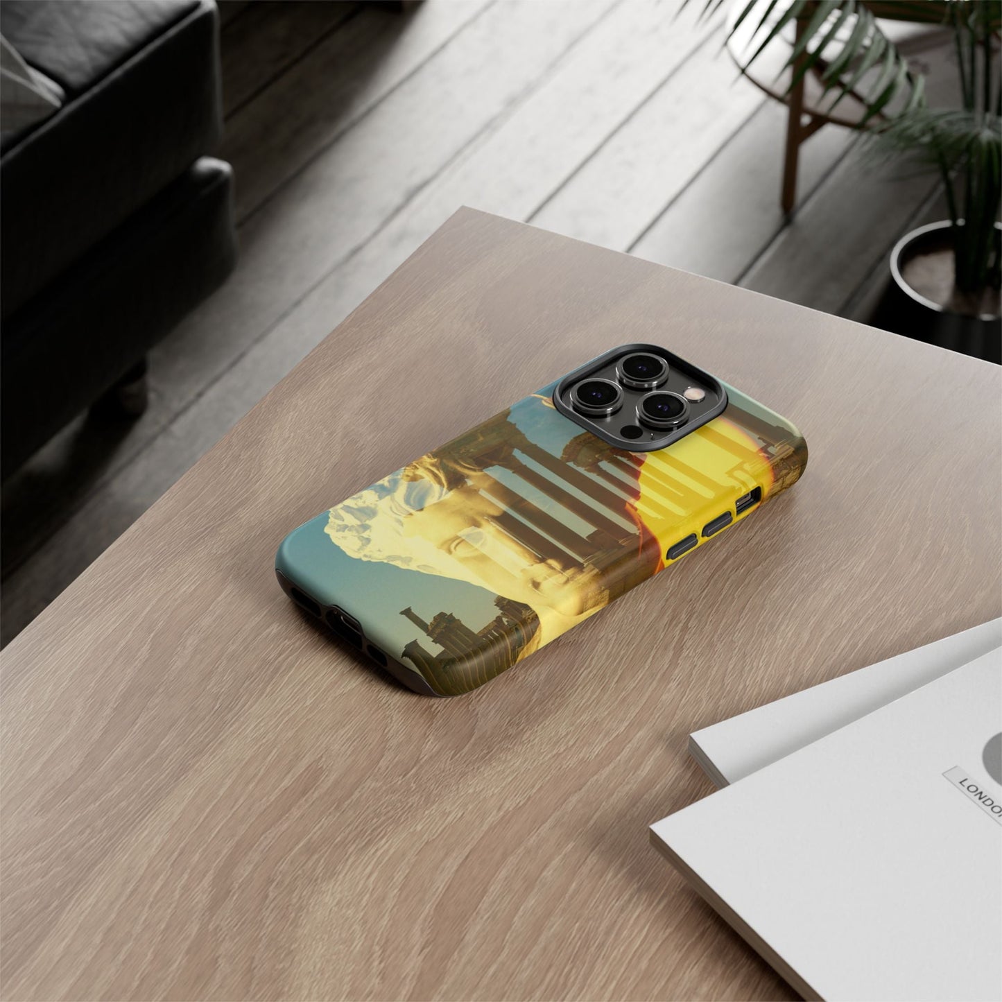 Augustus's Sun on Palmyra Phone Cases