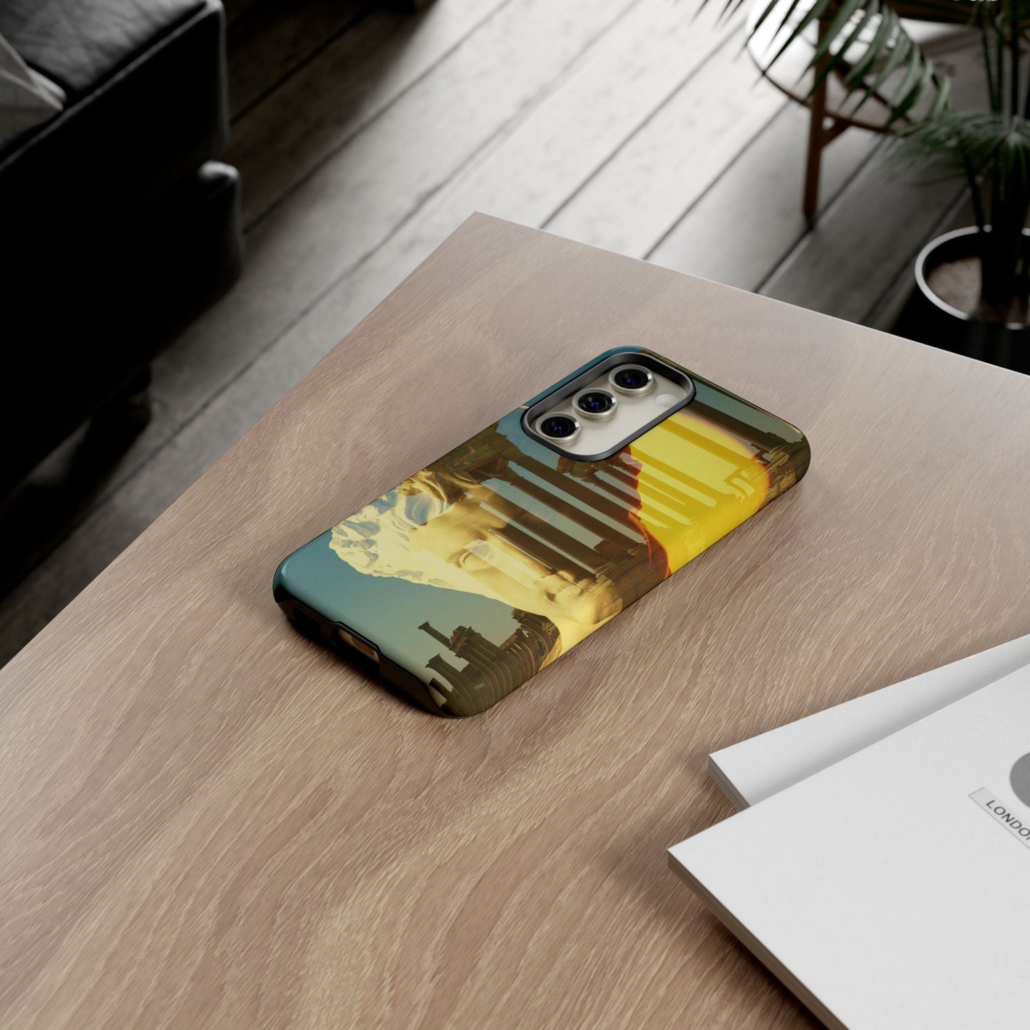 Augustus's Sun on Palmyra Phone Cases