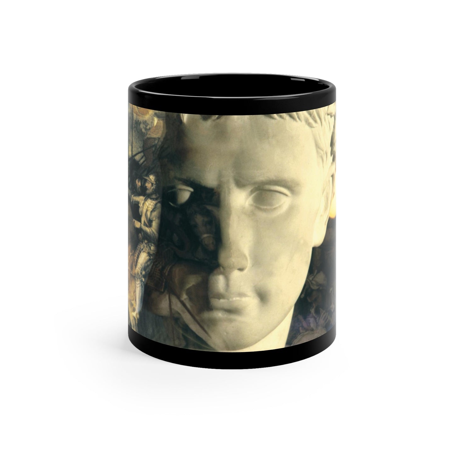 "Double exposure image featuring Emperor Claudius, the fourth Roman Emperor known for capable administration, ambitious building projects, and successful conquest of Britain. Captured by Oscar winner Vittorio Storaro.