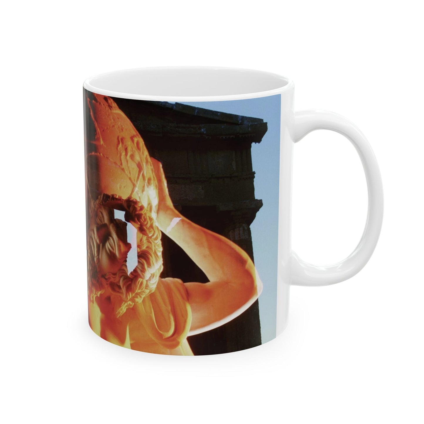 Atlas & Temple of Neptune Mug 11oz