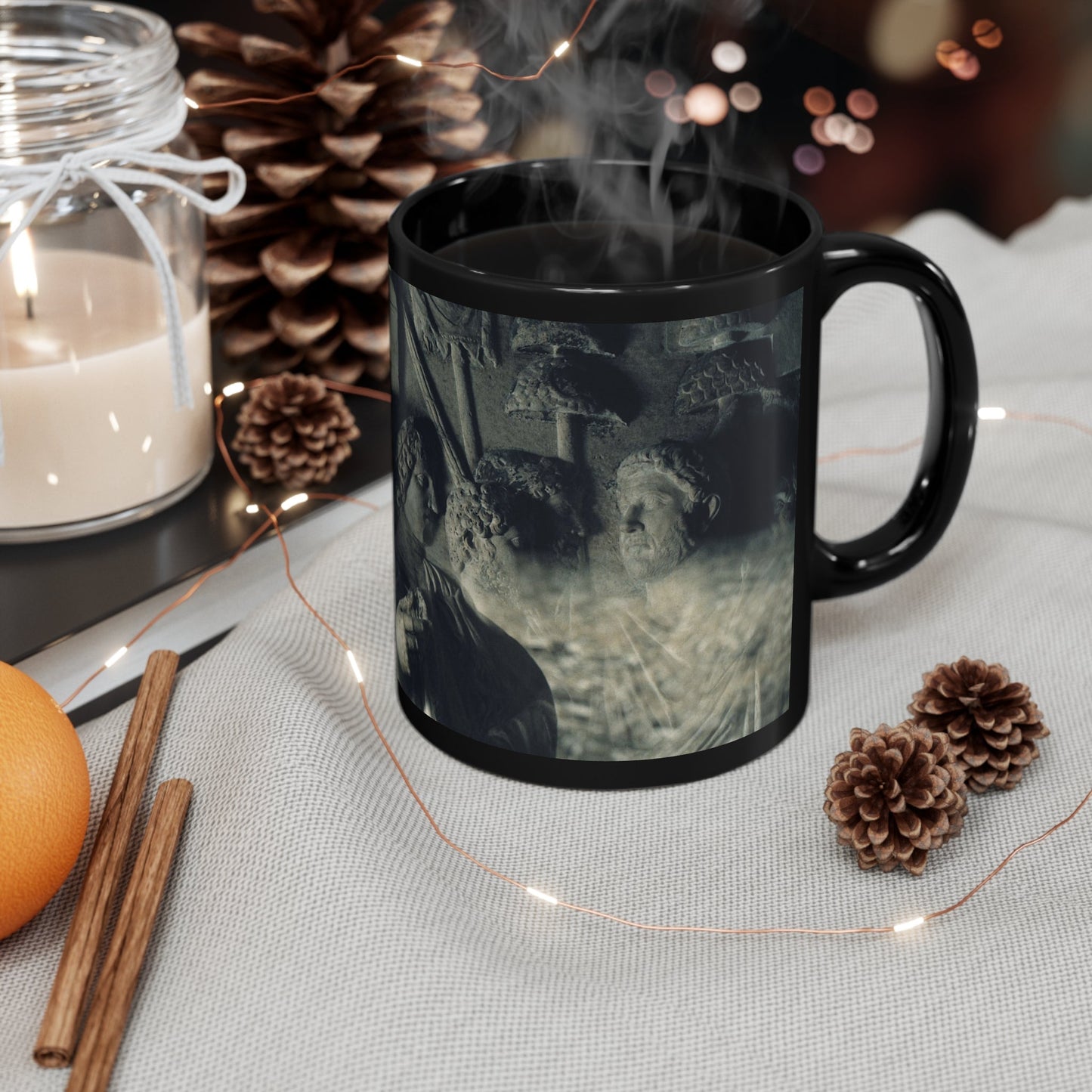 The solitude of Tiberius 11oz Black Mug