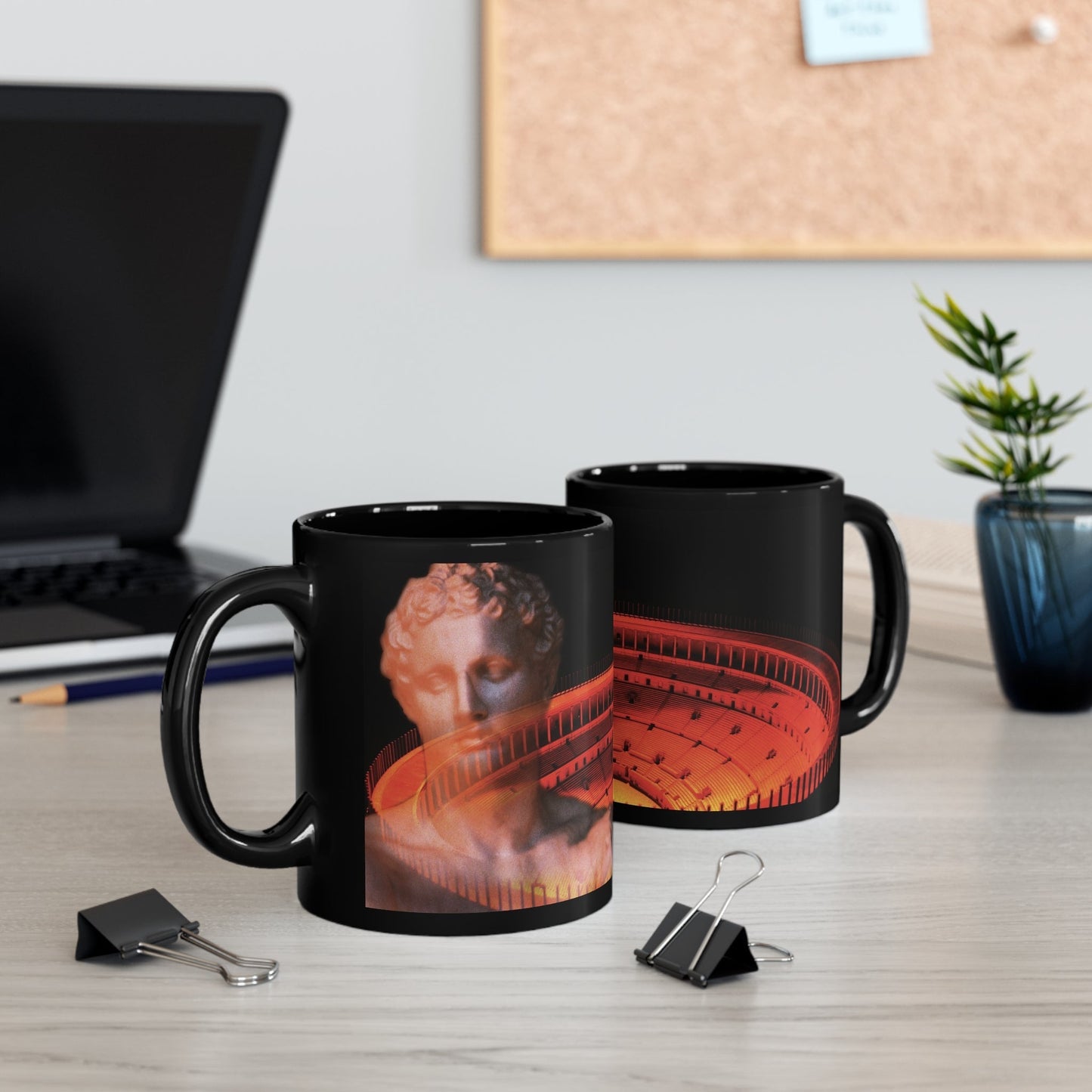 Mars Ultor on The Colosseum 11oz Black Mug