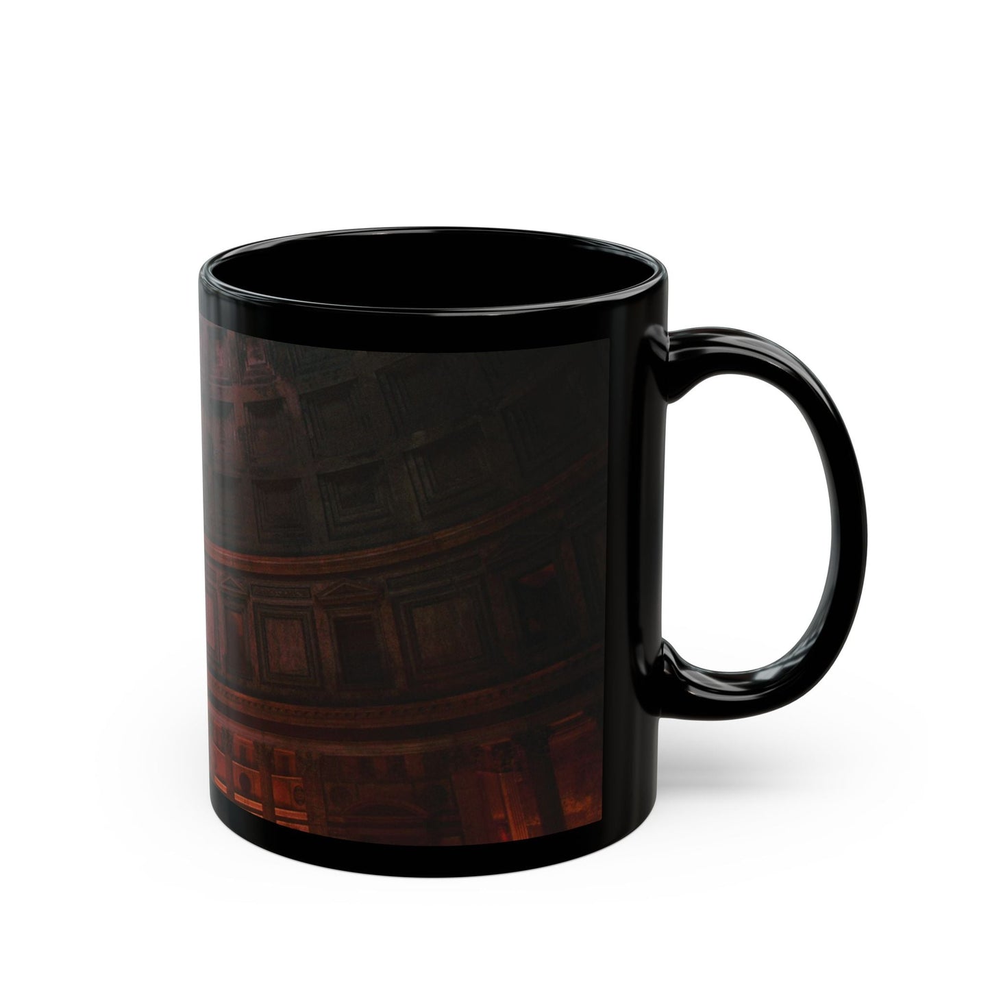 The Pantheon 11oz Black Mug