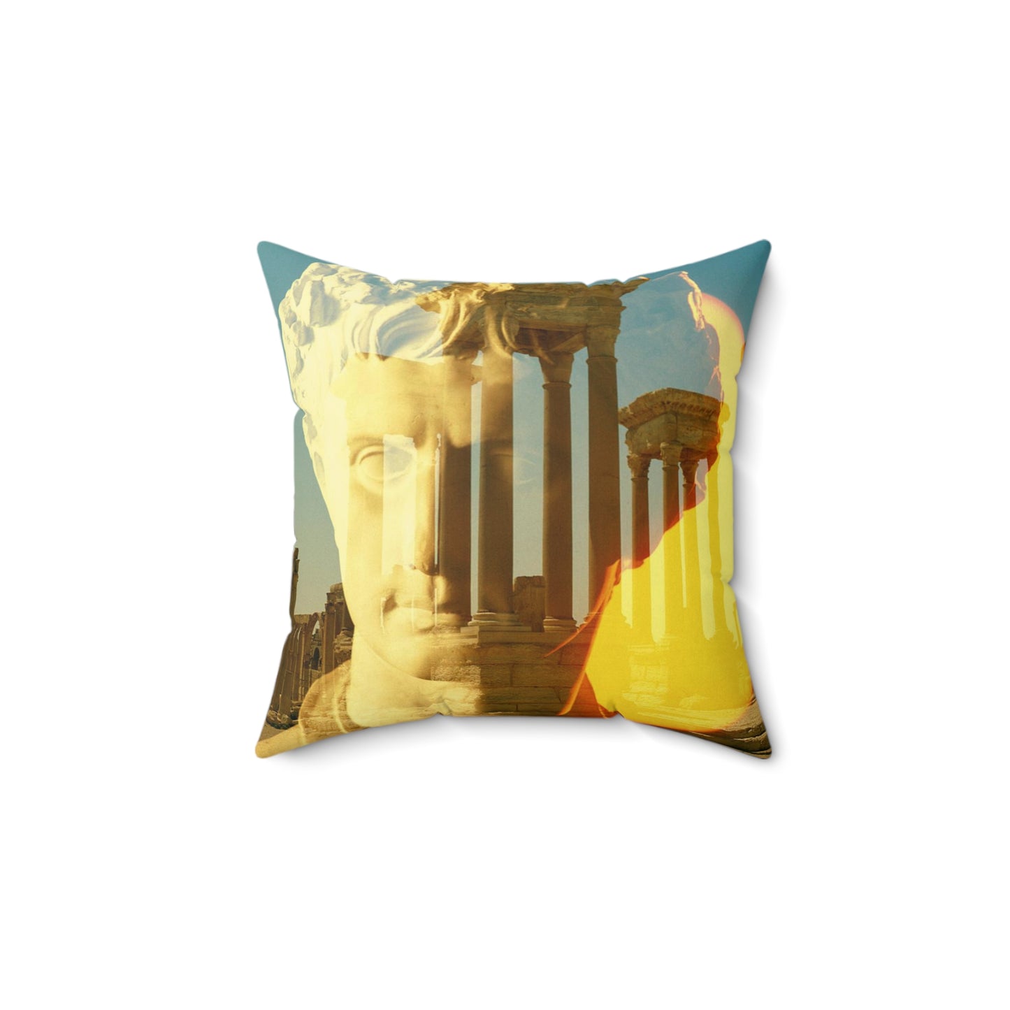 Spun Polyester Square Pillow